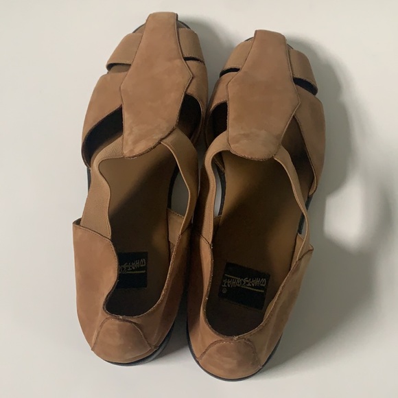 What’s What Sandals. Upper leather in brown color - Picture 6 of 10